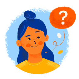 Icona della domanda di un viaggiatore.