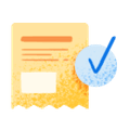 Sheet with a checkbox icon