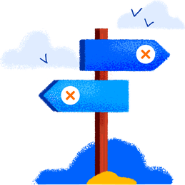 Direction signs