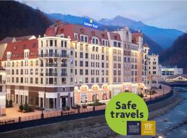 Отель Голден Тюлип Роза Хутор, отель в Эстосадке, рядом находится Горнолыжный курорт Роза Хутор