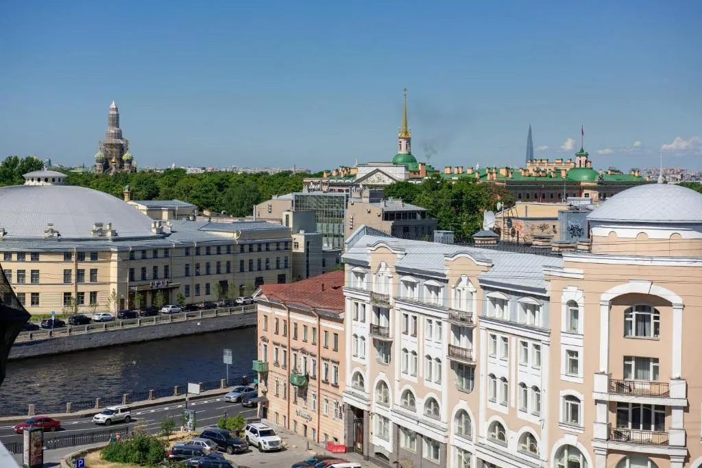 Penthouse with terrace, Sankt Petersburg, Rusia