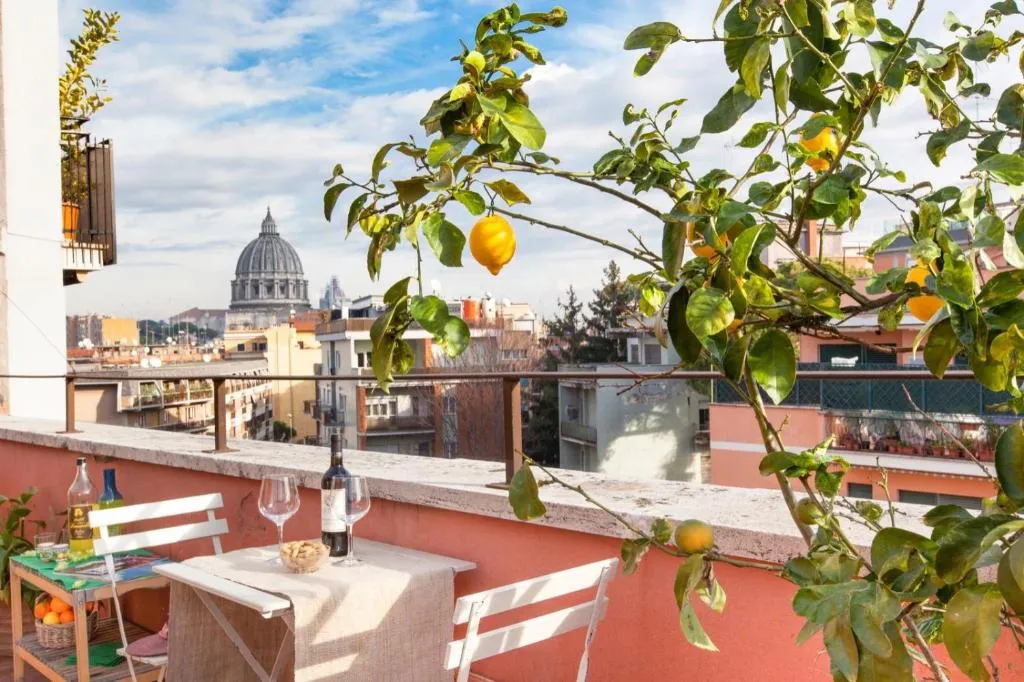 Postcard from St Peter's Dome, Roma, Italy