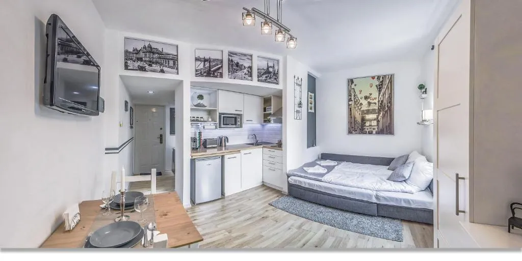 Elegant Peaceful Studio in the Heart of the City, Budapesta, Ungaria