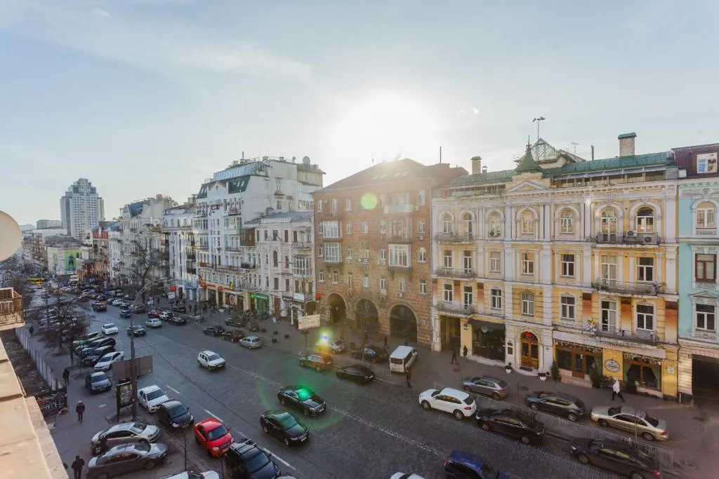 Apartment with lovely balcony, Kiev, Ukraine