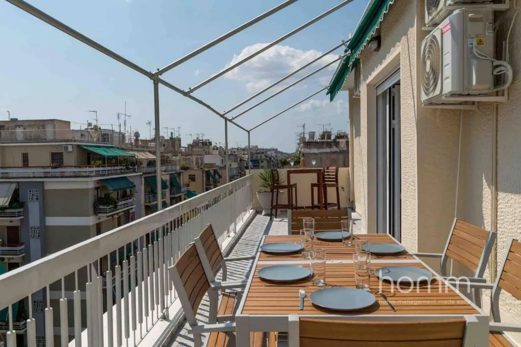126m² homm Penthouse, Amazing Acropolis View,9 ppl, Atena, Grecia