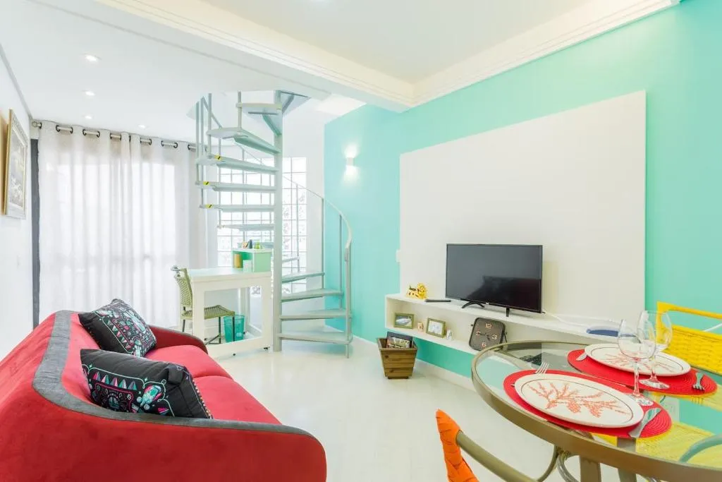 VV124 Lindo Duplex com churrasqueira na sacada, Sao Paulo, Brazil
