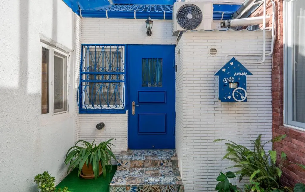 Blue Door, Tbilisi, Georgia