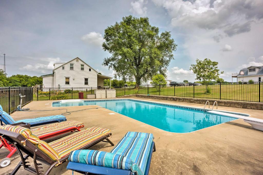 Charming Berger Apt on 42-Acre Farm with Pool Access