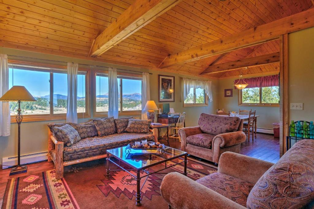 Ranch of the Rockies Cabin on 4 Acres with Mtn Views!