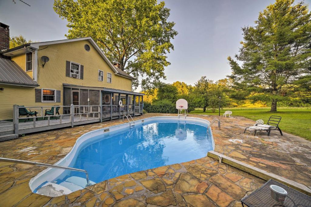 Dayton Home with Pool, Porch and Deck on 37 Acres!