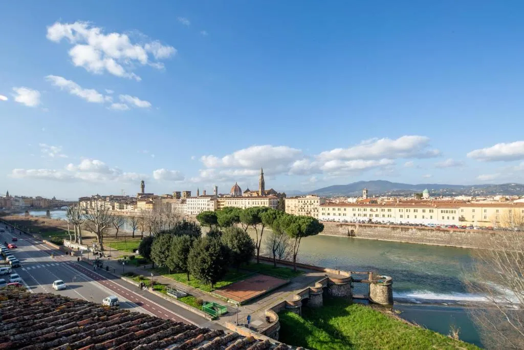 Lungarno Panoramic View, Florence, Italy