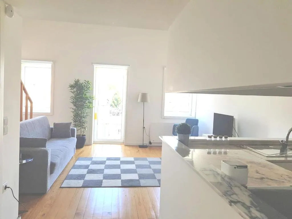Apartment with one bedroom in Porto with wonderful city view terrace and WiFi 10 km from the beach, Porto, Portugalia