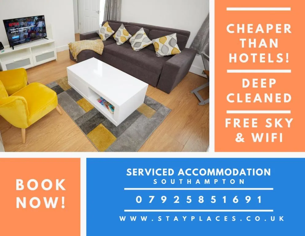 Lovely apartment available for essential workers and contractors Parking wifi, Southampton, Marea Britanie
