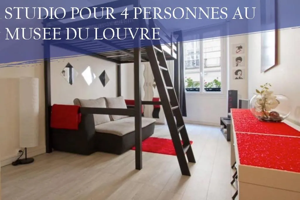 STUDIO POUR 4 PERSONNES A 250m DU MUSEE DU LOUVRE, Paris, Franţa