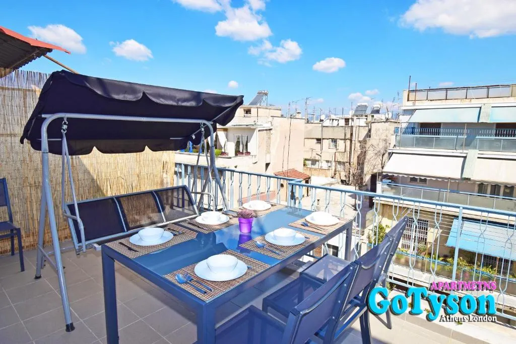 Sunny Penthouse in Central Athens with large balcony, Athens, Greece