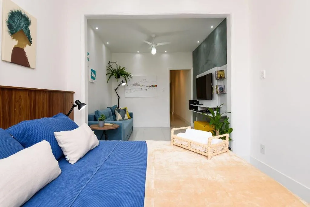 Omar do Rio - SL 814 Moderno Quarto e Sala, Internet 35mbps e Smart TV, a 5 minutos das praias de Ipanema, Arpoador e Copacabana a 100 metros do Metrô, Rio De Janeiro, Brazil