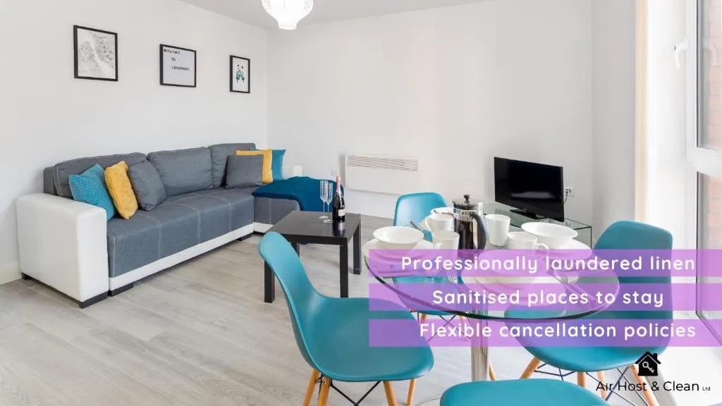 Apartment 4 Barall Court - Sleeps 6 minutes from LFC free parking, Liverpool, Marea Britanie