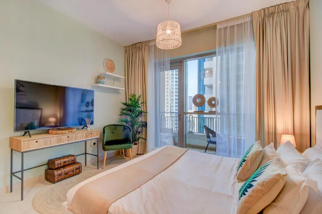 Durrani Homes - Luxurious Studio near Dubai Mall with pool view, Dubai, Emiratele Arabe Unite