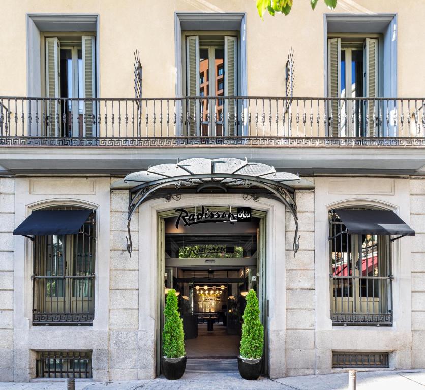 The Radisson Blu Hotel Madrid Prado.