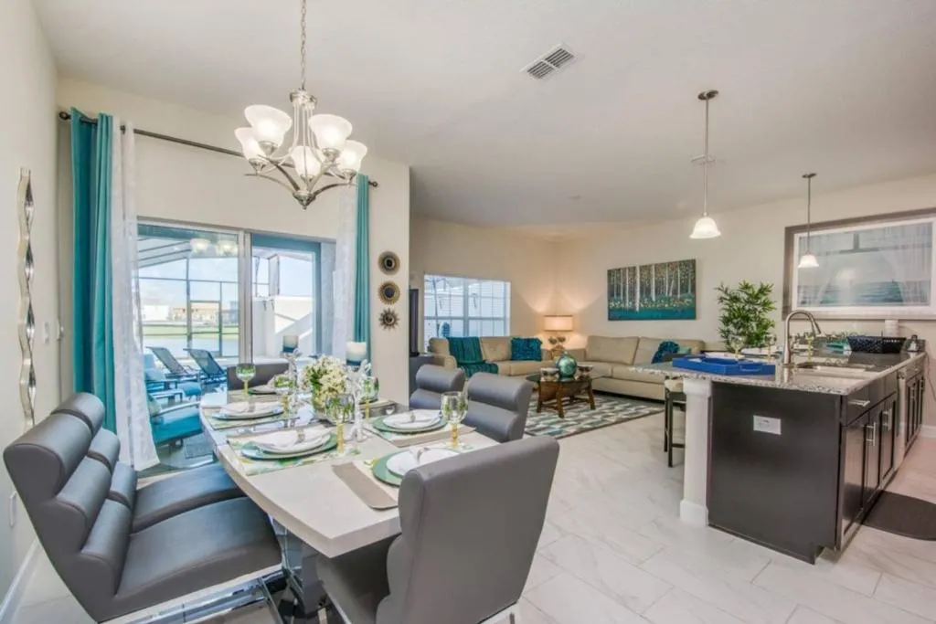 Free Waterpark Lake View Modern Theme 4BR- Storey Lake 3155PP, Kissimmee, United States