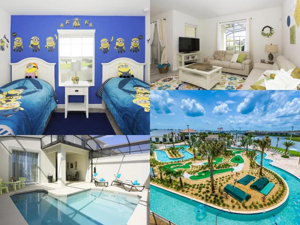 MINIONS FREE Waterpark Access Storey Lake 4BR wPool 3053GS, Kissimmee, United States