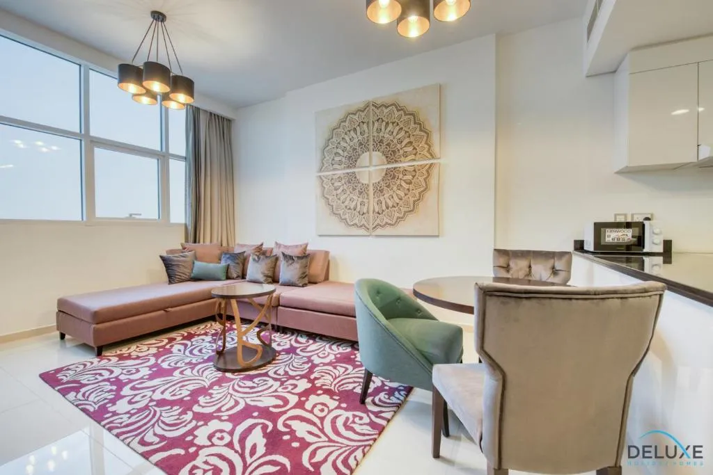 One Bedroom Apartment in Damac Ghalia , JVC by Deluxe Holiday Homes, Alantos, United Arab Emirates
