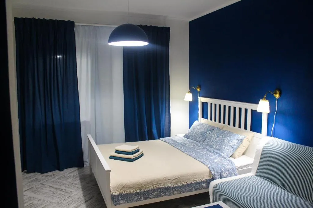 Blue House on the 17th floor, Kudrovo, Russia