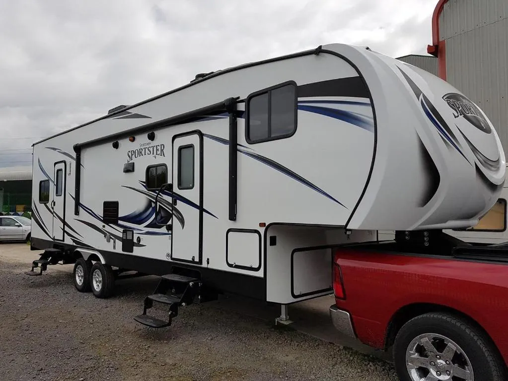 Air Conditioned 2017 RV Trailer in secure yard, Cwmbran, United Kingdom