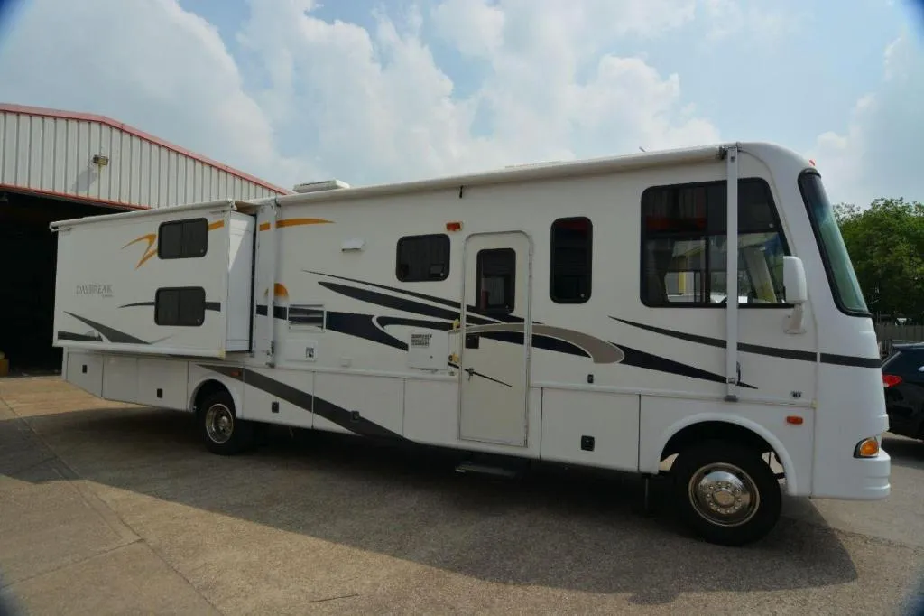 Air Conditioned Damon RV in secure coach yard, Cwmbran, United Kingdom