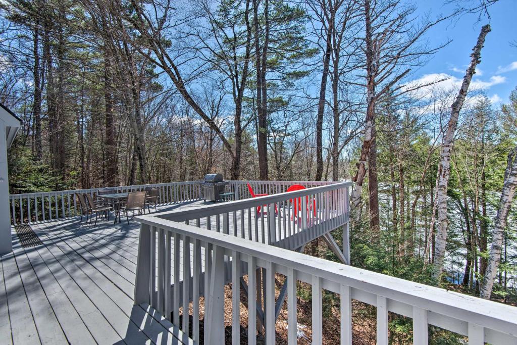 Wooded Waterfront Grantham Home Less Than 10 Mi to Ski!