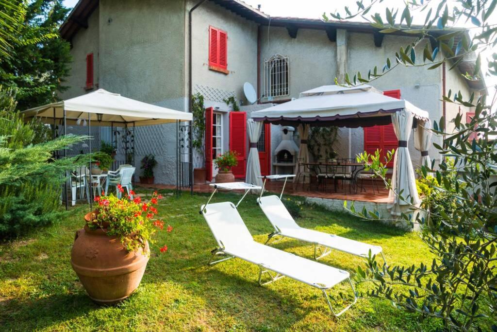 Tuscan countryside at the spa