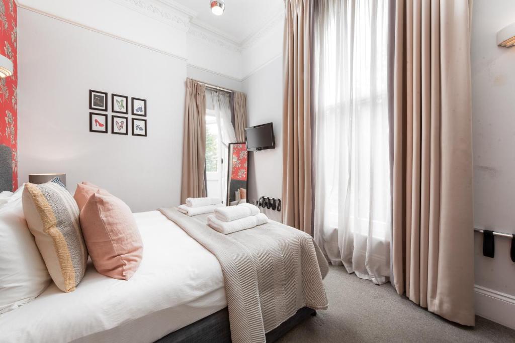 A room at the Notting Hill Hotel near Ladbroke Grove.