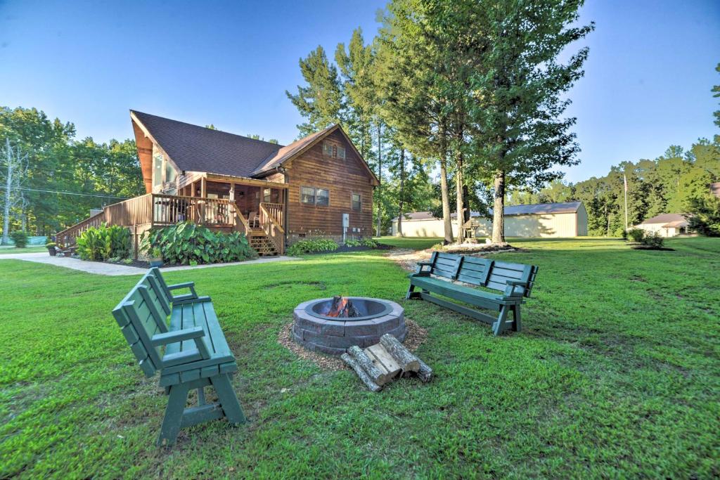 Dover Home with Fire Pit, Patio and Lake Access!