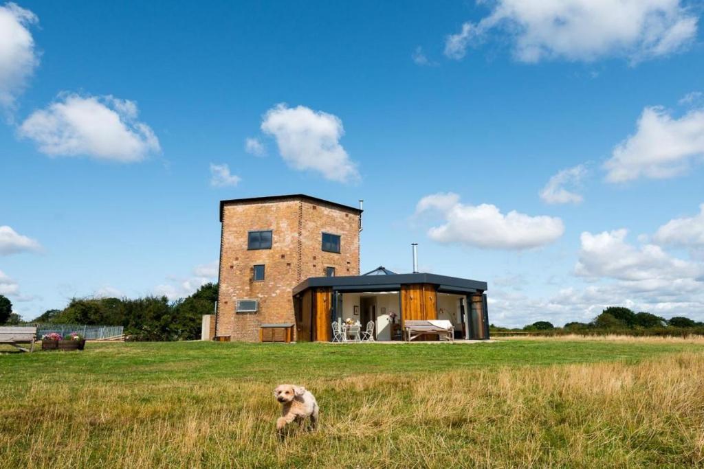The Hexagon, wow what a location, views over the Essex marshes and sea