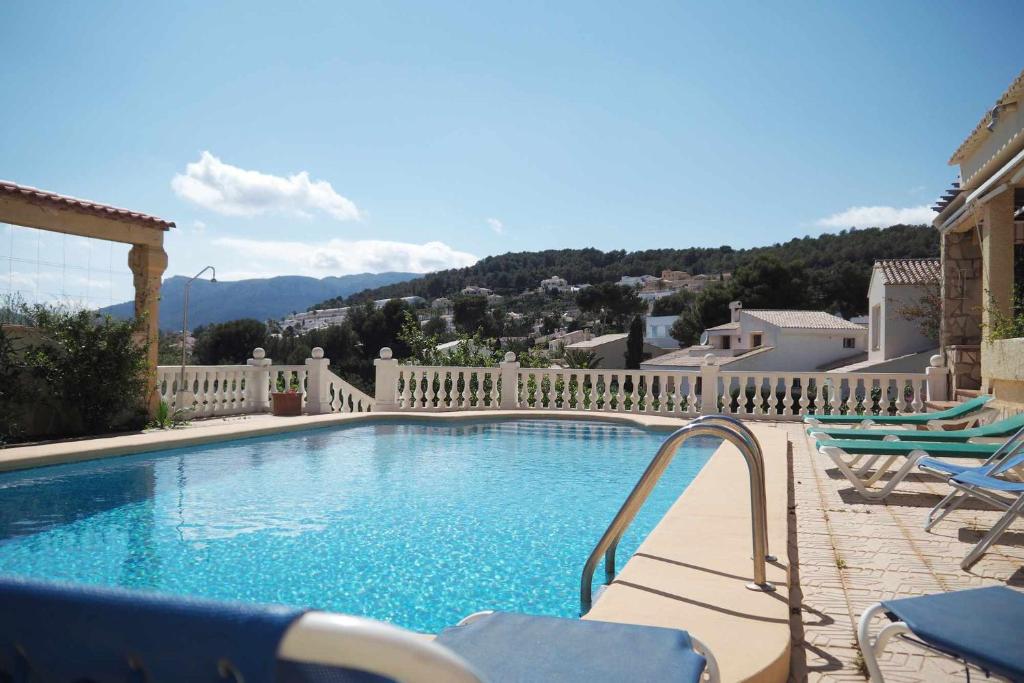 BIQUETTE Villa independiente con piscina grande vistas mar bbq aa pk 1