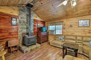Secluded Cabin with Pond - 37 Mi to Gulf Coast!