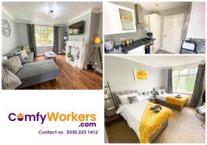 New Contractor House Near LLA Airport & M1 by Comfy Workers