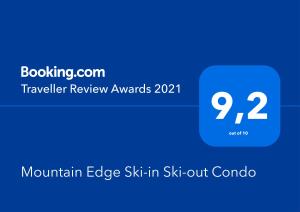 Mountain Edge Ski-in Ski-out Condo