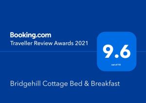 Bridgehill Cottage Bed & Breakfast