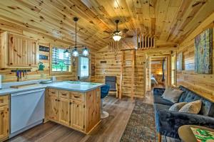 Lakefront Cabin with On-Site Waterfall and Hiking