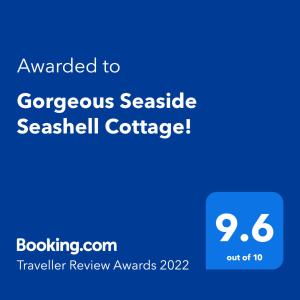 Gorgeous Seaside Seashell Cottage!