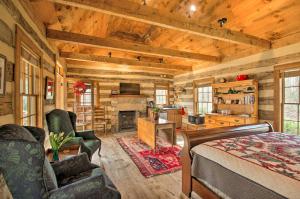 Wooded Cabin with Fireplace and Trails On-Site!