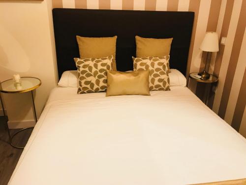 Cama o camas de una habitación en Apartamento Gran Via Callao