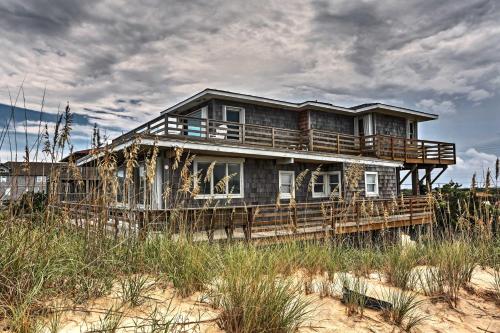 Nags Head Beachfront Home with 2 Decks and Grill!