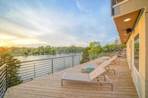 Lakefront Smart Home with Luxe Multi-Level Deck!