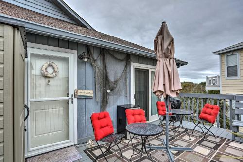 Breezy Condo with Deck and Grill - Steps to the Beach!