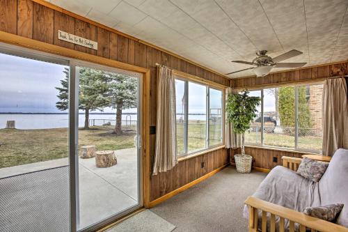 Peaceful Lakefront Houghton Lake Property with Deck!