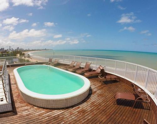 Apartamento Pé na areia em Manaíra! Diária em apartamento de 2 quartos na beira-mar! Menor preço em Apartamento Pé na areia em Manaíra! Diária em apartamento de 2 quartos na beira-mar!