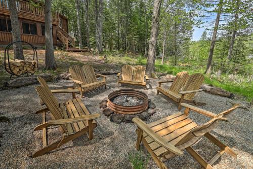Luxe Riverfront Lodge with Kayaks Near Torch Lake!