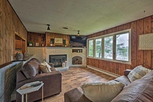 Family-Friendly Waupaca House with Dock and Hot Tub!